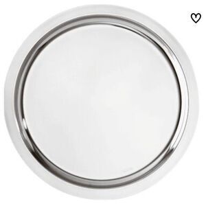 Genuine Sambonet Italy SBT Silver Tone Stainless Steel Round Serving Tray 13 3/4